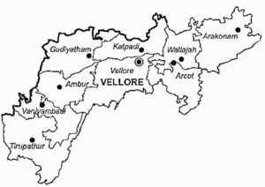 Major Town in Vellore districts
