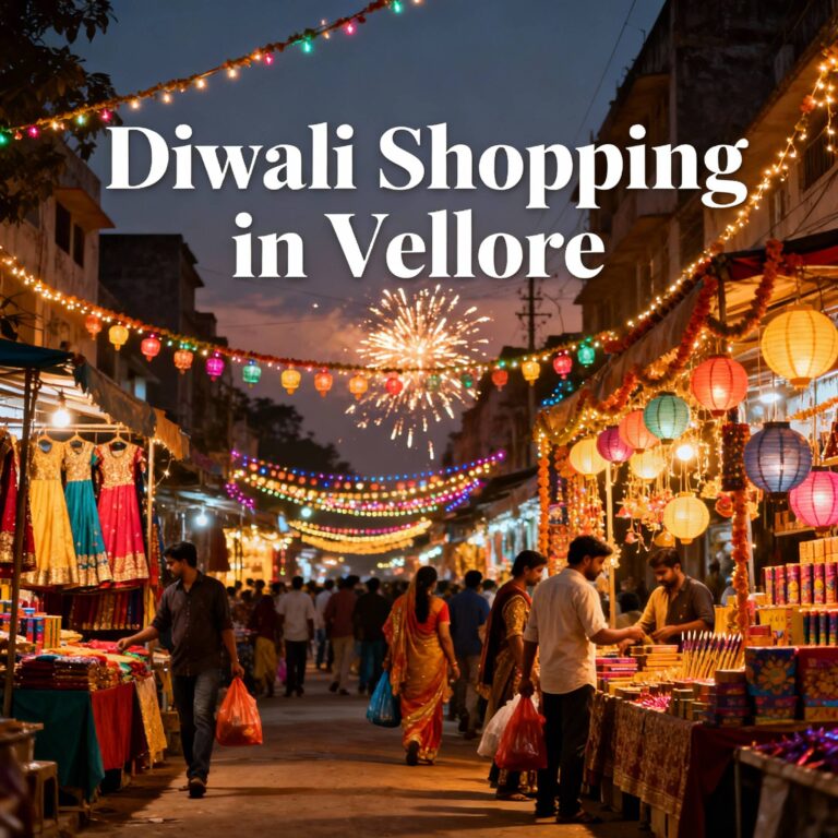 Diwali Shopping in Vellore : Cloths, Crackers, and More