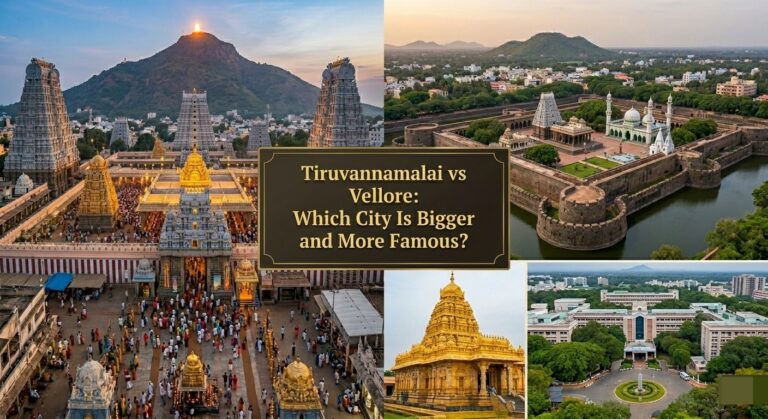 Tiruvannamalai vs Vellore Which City Is Bigger and More Famous