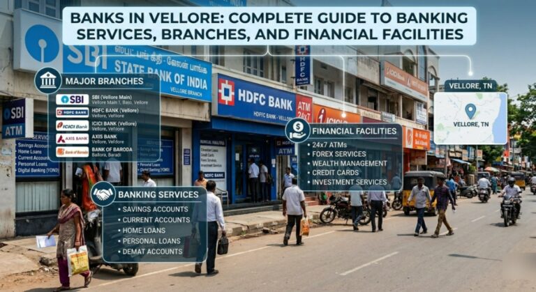 Banks in Vellore Complete Guide to Banking Services, Branches, and Financial Facilities