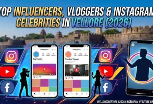 Influencers, Vloggers & Instagram Celebrities in Vellore (2026)