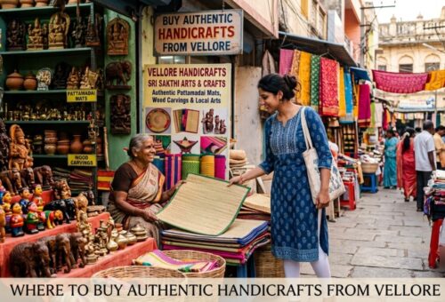 Where to buy authentic handicrafts from Vellore