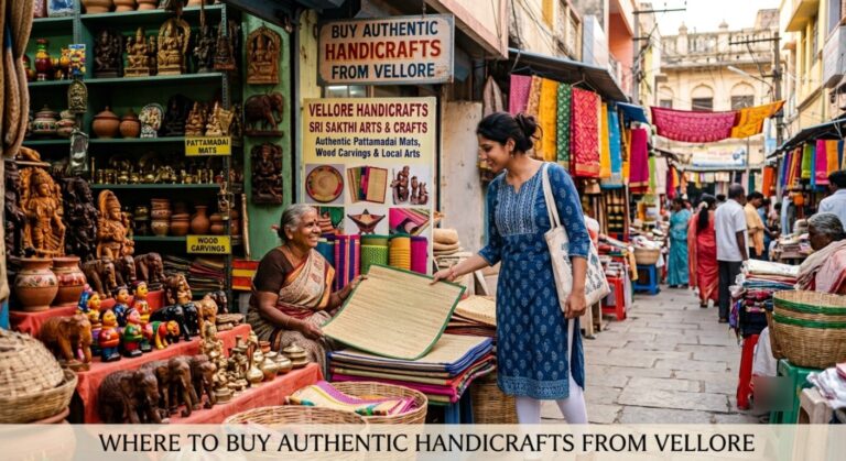 Where to buy authentic handicrafts from Vellore
