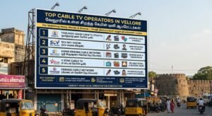 Top Cable TV Operators in Vellore for Watching News, Movies & Dramas