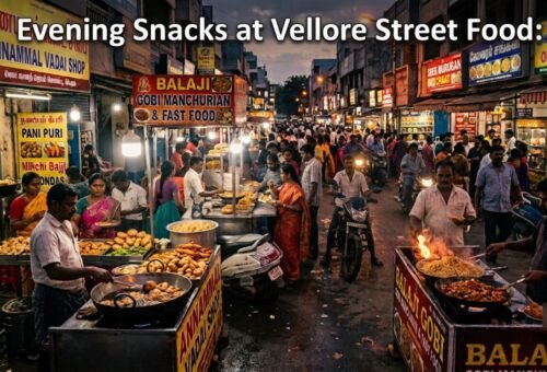 Evening Street Foods in Vellore Roadside Shops and Popular Spots